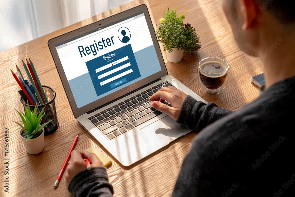 Poster online registration form for modish form filling on the internet website