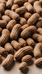 Fototapeta premium Peanut-filled background setting