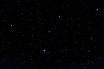 Obraz premium minimalist photograph of night sky filled with ultrabright stars on clean background