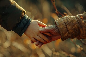 Generations Holding Hands – Tender Emotional Photography
