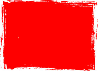 Rough brush hand drawn rectangular background illustration