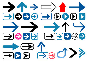 視線を誘導する矢印