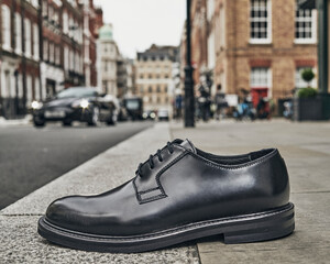 shoe, mens, street, city