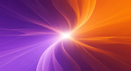 Abstract background with purple and orange energy burst.