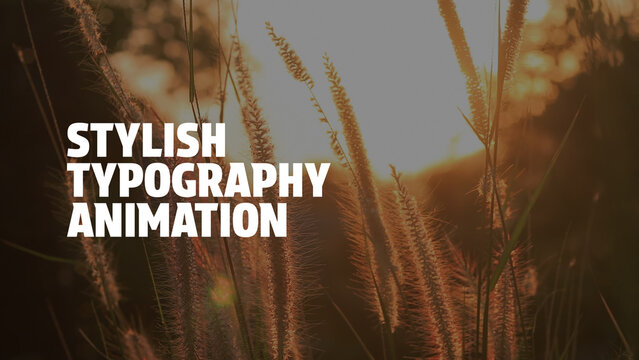 Minimal Text Animations Template