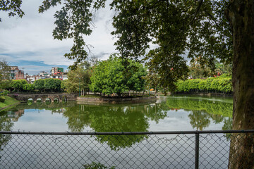 Tranquil Lake and Lush Greenery at Los Lagos, Xalapa, Mexico
