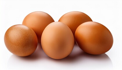 Eggs Isolated On White Background