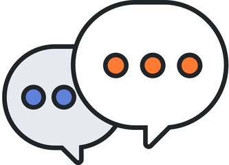 vector flat stroke icon