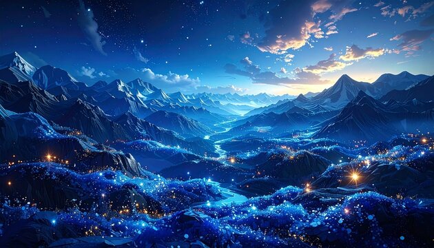 Hintergrund glitzerndes blau