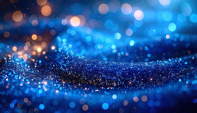 Hintergrund glitzerndes blau