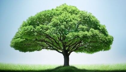 Green Tree With Green Leaves