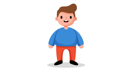 Simple cartoon illustration of a small blue house with a green roof.