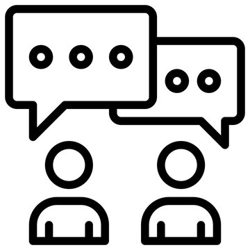 Communication Outline Icon