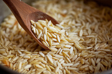 Dry orzo pasta generative AI