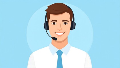 Friendly customer service representative