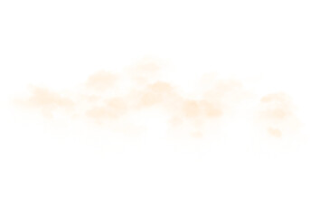 Fluffy Sunset Cloud Smoke Png Effect