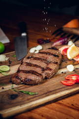 steak on a grill