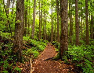 Lush forest path (5)