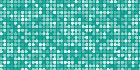 Seamless background pattern of evenly spaced white plus symbols of different sizes and opacity