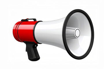 Megaphone isolated on white background