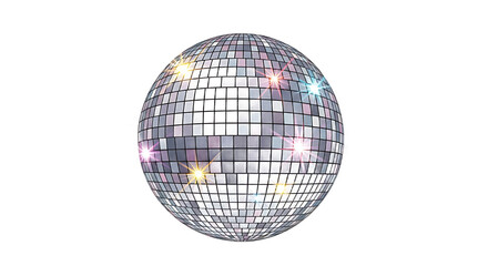 Sparkling Disco Ball Reflecting Lights for a Festive and Energetic Atmosphere