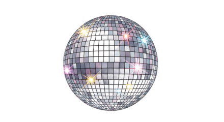 Sparkling Disco Ball Reflecting Lights for a Festive and Energetic Atmosphere