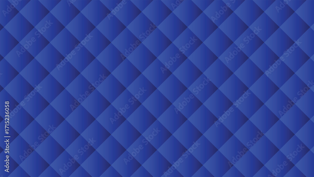 Aufkleber abstract geometric background featuring a blue diamond square pattern with gradient effect, perfect 