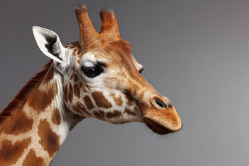 Obraz premium portraits of top animals featuring rare species captured against minimalistic clean background