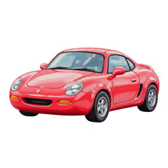 Fototapeta premium red sports car