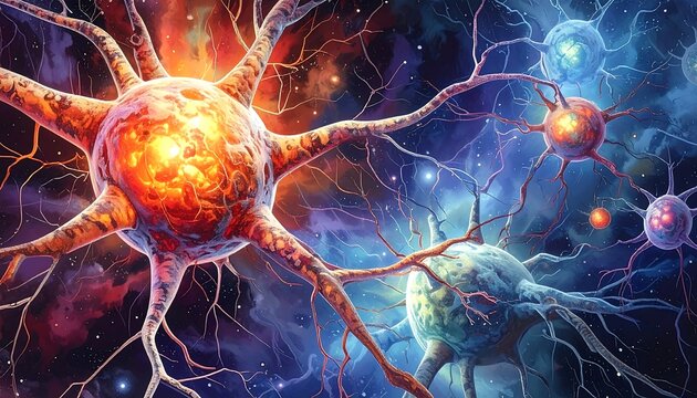 Neural Network Structures in a Cosmic Landscape