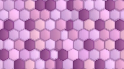Abstract hexagonal pattern in shades of purple and pink creates a visually engaging and modern background