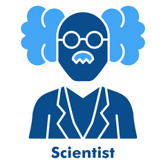 Scientist Two Colour Icon