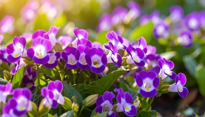 Close-up of vibrant purple flowers