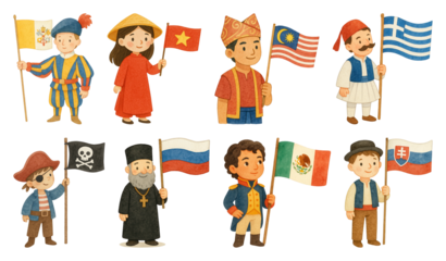 Children in traditional cultural attire.