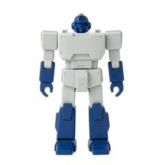 blue screen robot cyborg isolated 