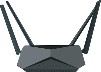 Wi-Fi router vector image.eps