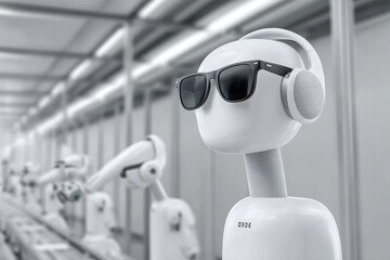 automated workshop efficiently assembles headphones with integrated translation technology