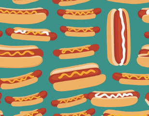 hotdog vector art for design needs