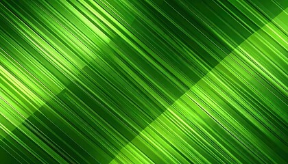 Obraz premium Abstract Green Metallic Texture with Diagonal Lines