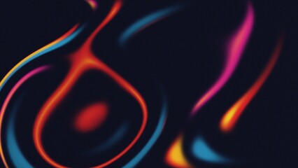 Wallpaper Design -  Vibrant Liquid Neon Background