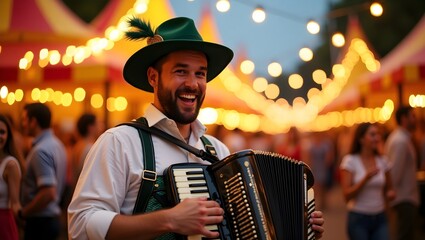 band of musicians on stage, MUSIC FESTIVAL IN UK , FESTIVAL IN BAR IN UK, Indicates beer festivals and music events are part of the October calendar in London , Oktoberfest,