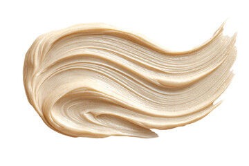 a close up of a whipped cream on a white background