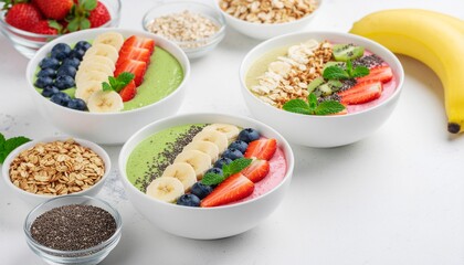 Healthy Smoothie Bowl with Fruits