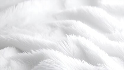 Obraz premium White Fluffy Texture Background Soft Abstract
