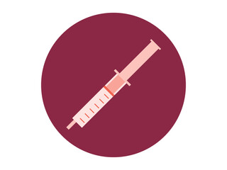 Syringe icon. Medical symbol icon sign vector. Solid vector icons. Flat illustration concept.