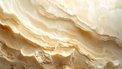 Beige Stone Texture Background Light Creamy Tones Layered Surface