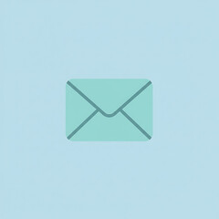 Simple Envelope Icon Minimalist Email Symbol for Communication