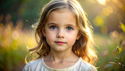 Radiant Innocence of a Young Girl