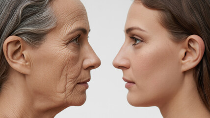 Realistic Aging Profile Comparison