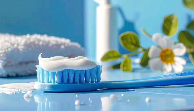 Refreshing Dental Care Routine Display